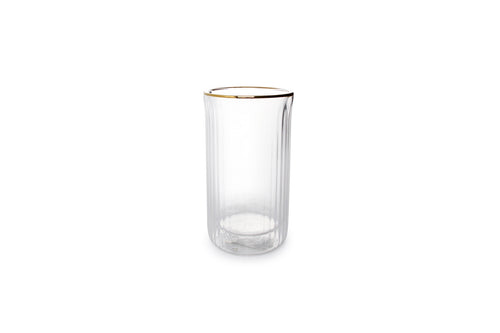 Rome - Set De 2 Chopes Double Paroi - Verre Borosilicaté - Transparent
