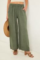 Trousers - Khaki - Women