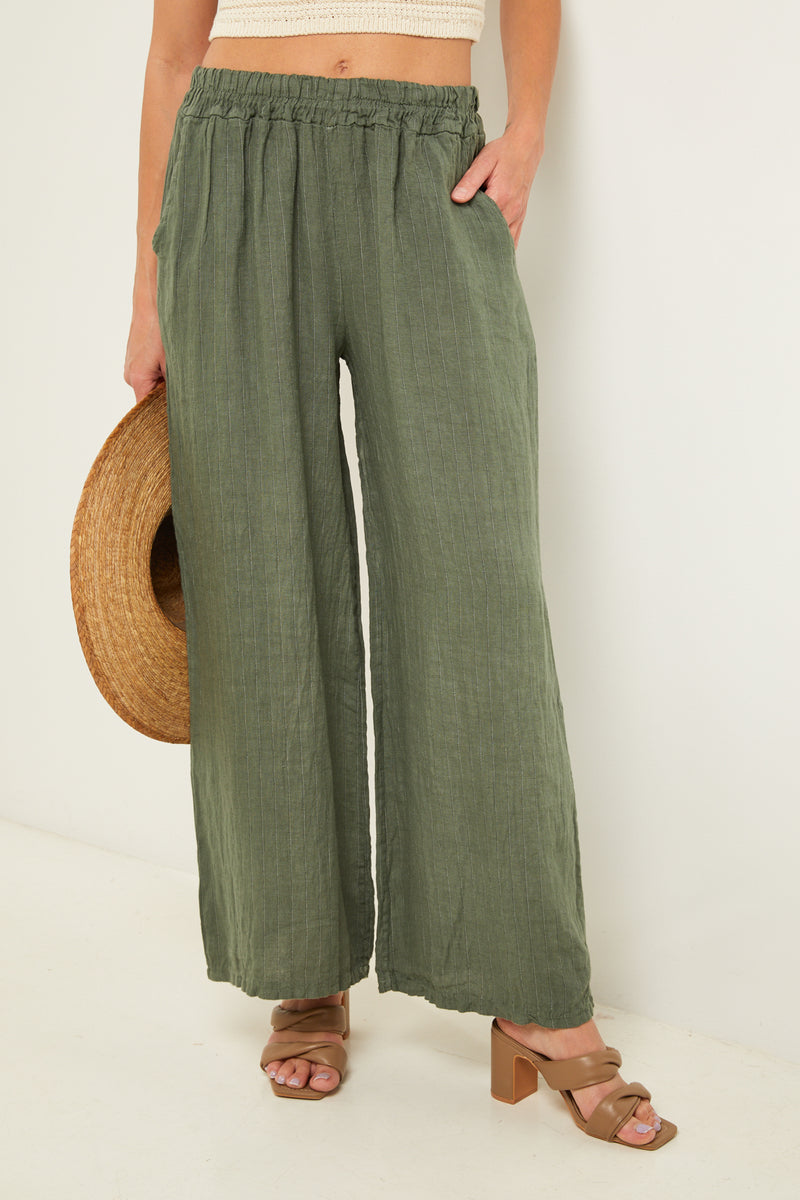 Trousers - Khaki - Women