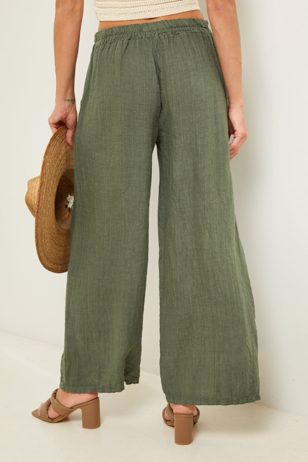 Trousers - Khaki - Women