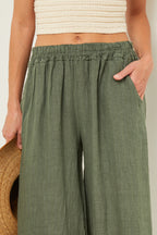 Trousers - Khaki - Women