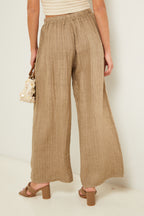 Trousers - Taupe - Women