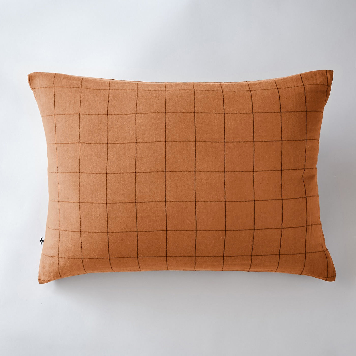 Gaïa - Taie D'Oreiller - Double Gaze De Coton - Match Abricot