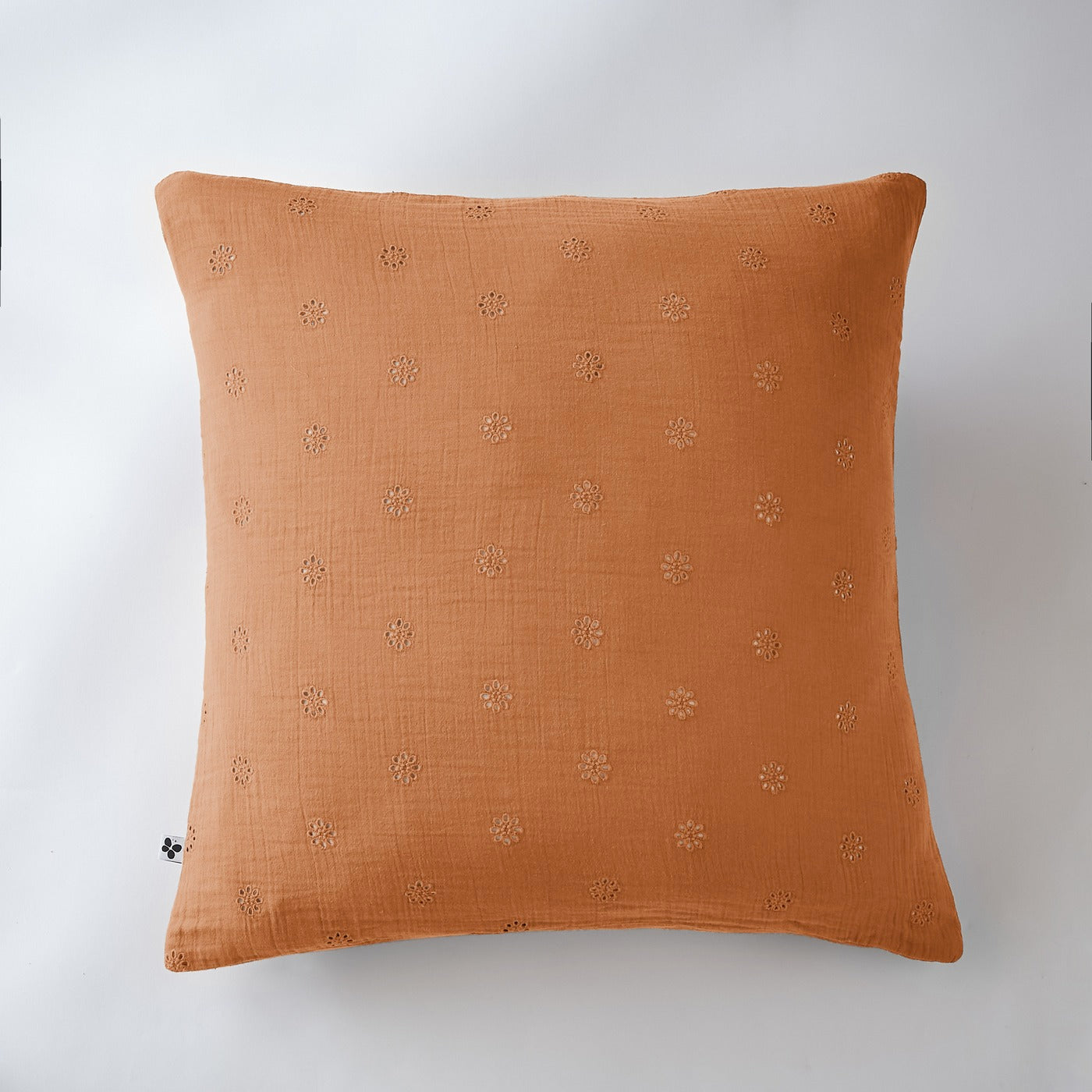 Gaïa Boho - Taie D'Oreiller - Double Gaze De Coton - Abricot