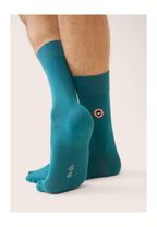 Calcetines de Media Caña Lisos Robuste - Azul Pato