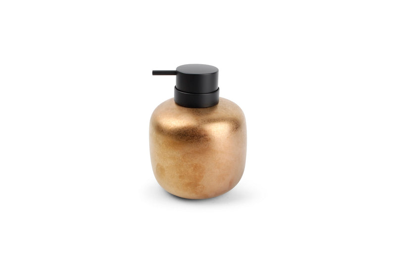 Fain - Distributeur De Savon - Porcelaine - Or