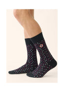 Chaussettes Mi-Hautes - Petit Carre Noir