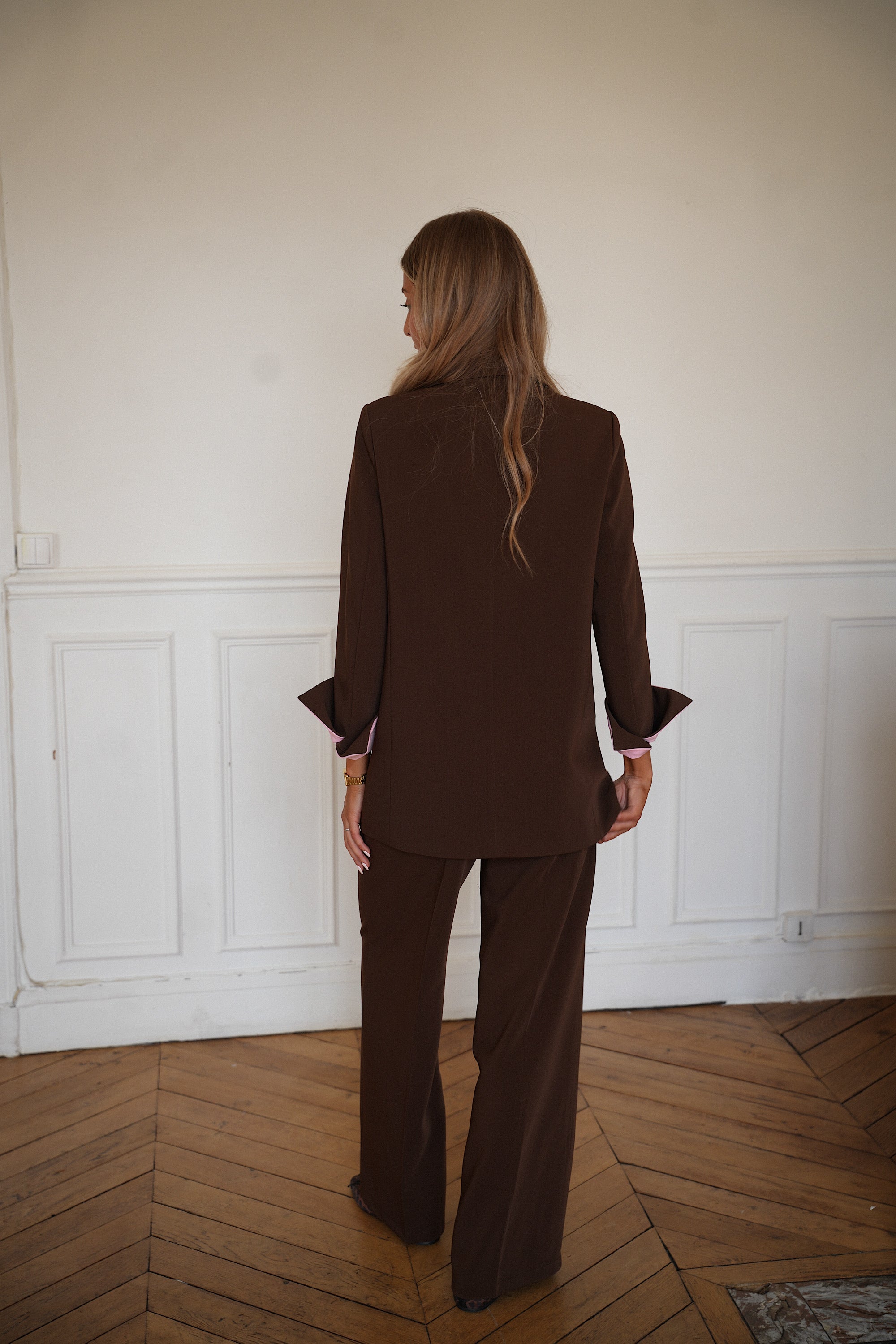 Arsène Chocolat - Pantalón recto