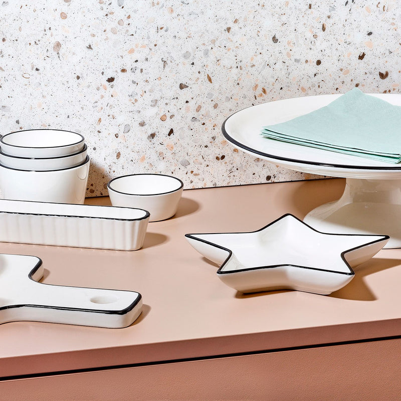 Nero - Set De 4 Bols - Porcelaine - Blanc