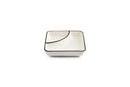 Nero - Set De 4 Plats À Servir - Porcelaine - Blanc