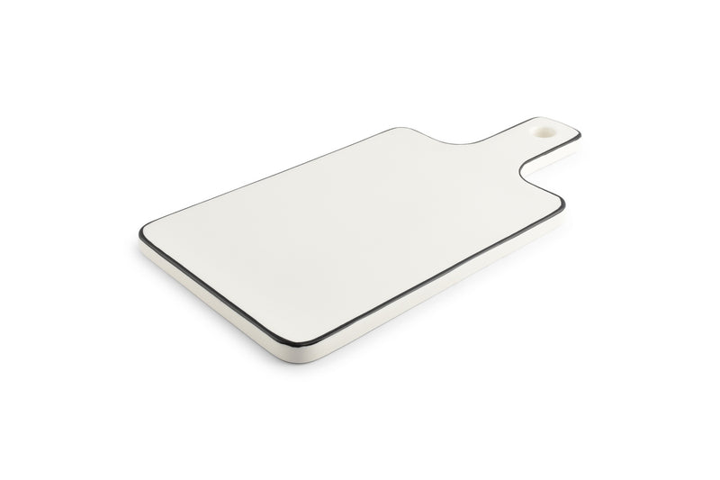 Nero - Planche À Servir - Porcelaine - Blanc