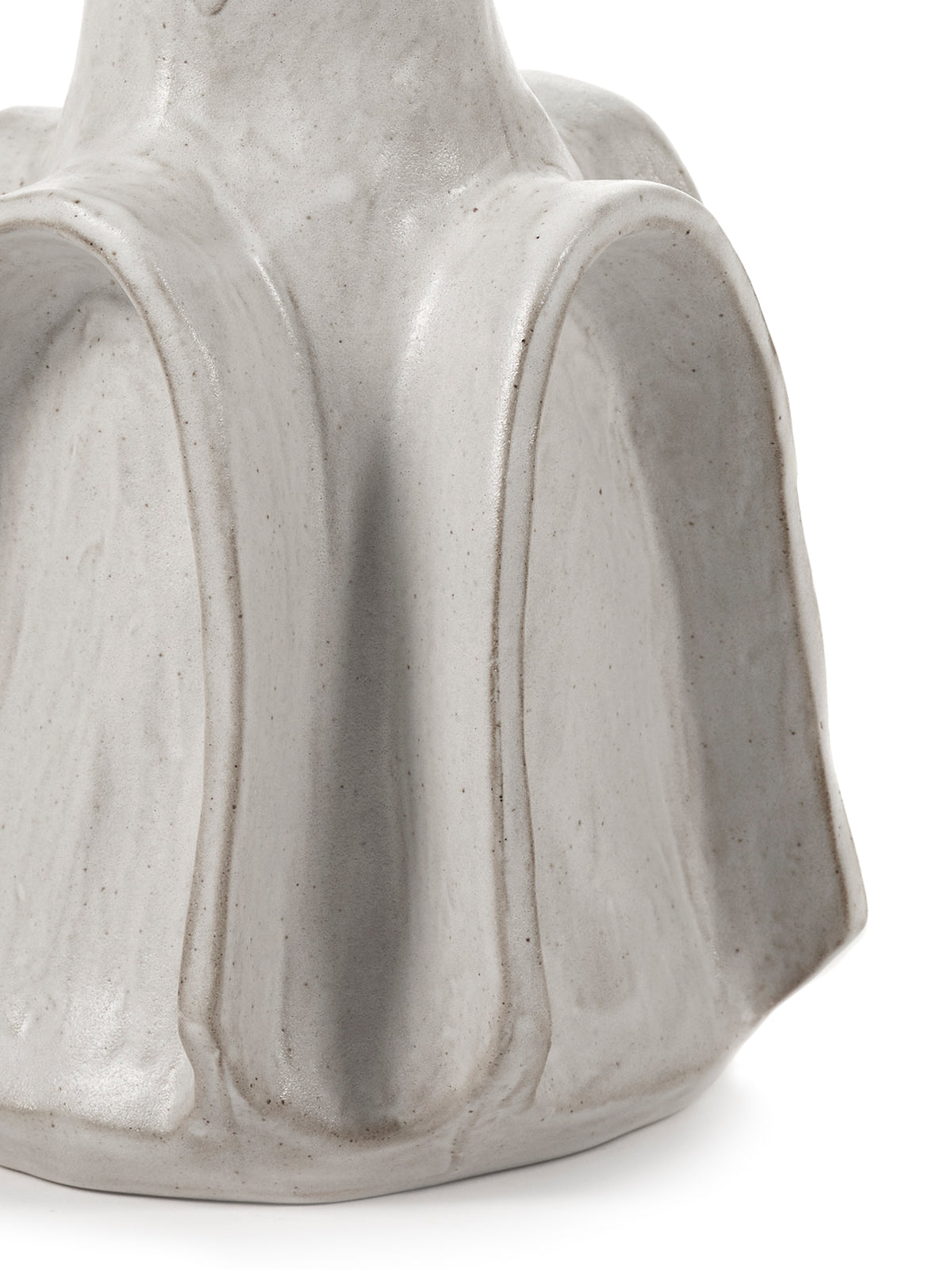 Marie Billy - Vase 02 - L - Grès - Blanc