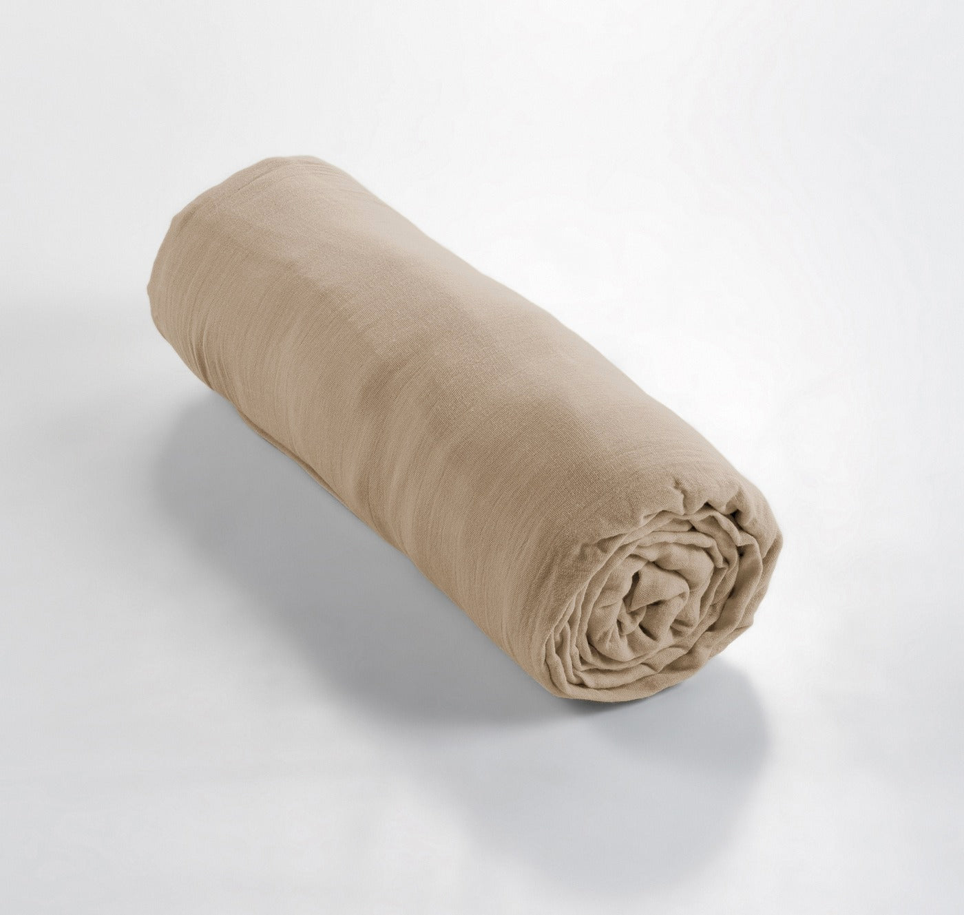 Gaïa - Sábana bajera - Gasa de algodón lisa doble - Cordel