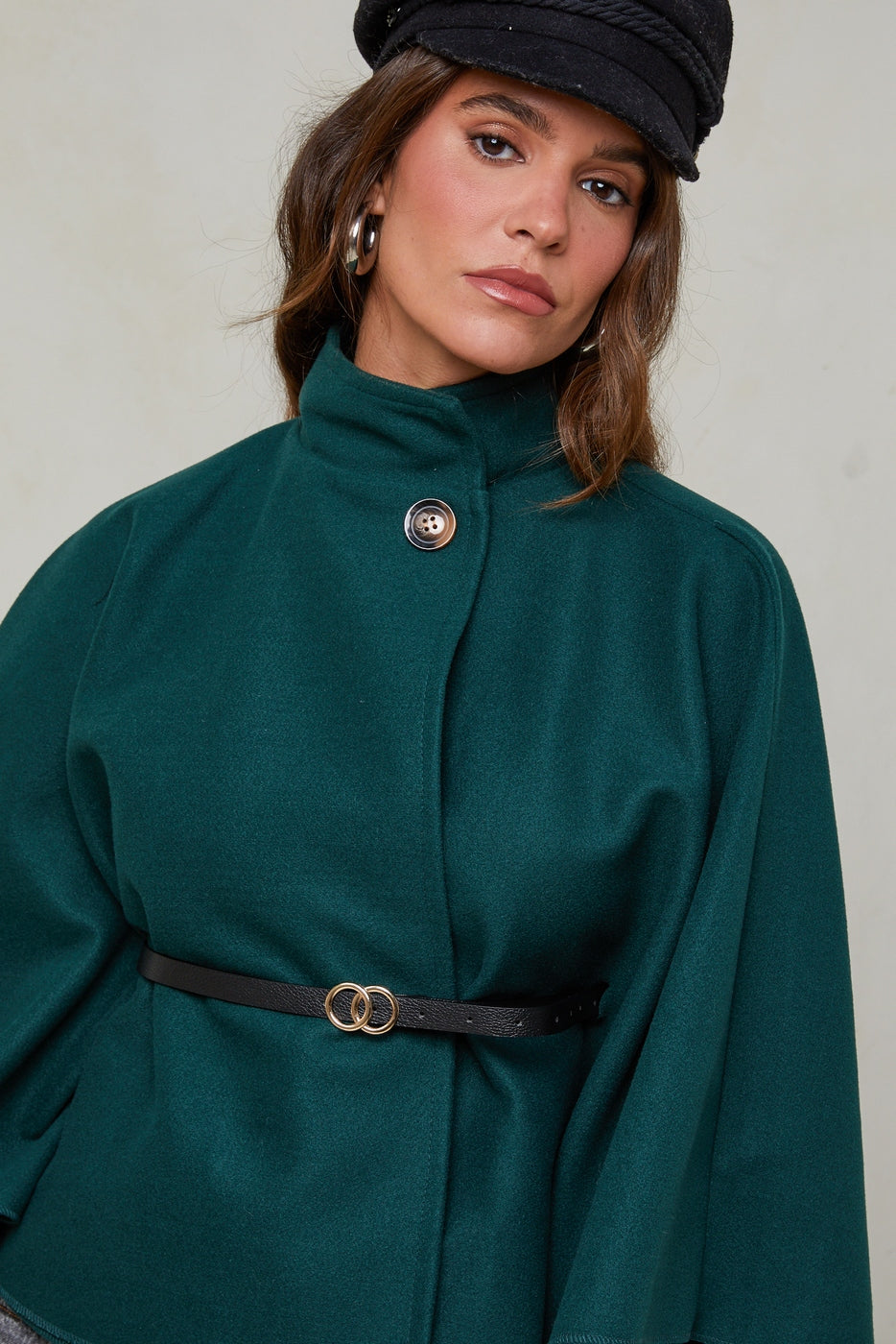 Manteau 8549 - Vert Fonce