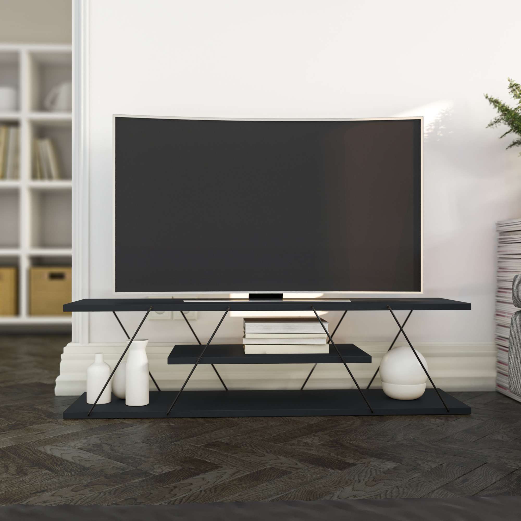 Meubles Tv Canaz V2 - Anthracite / Gris