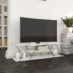 Meubles Tv Canaz V2 - Blanc / Noir