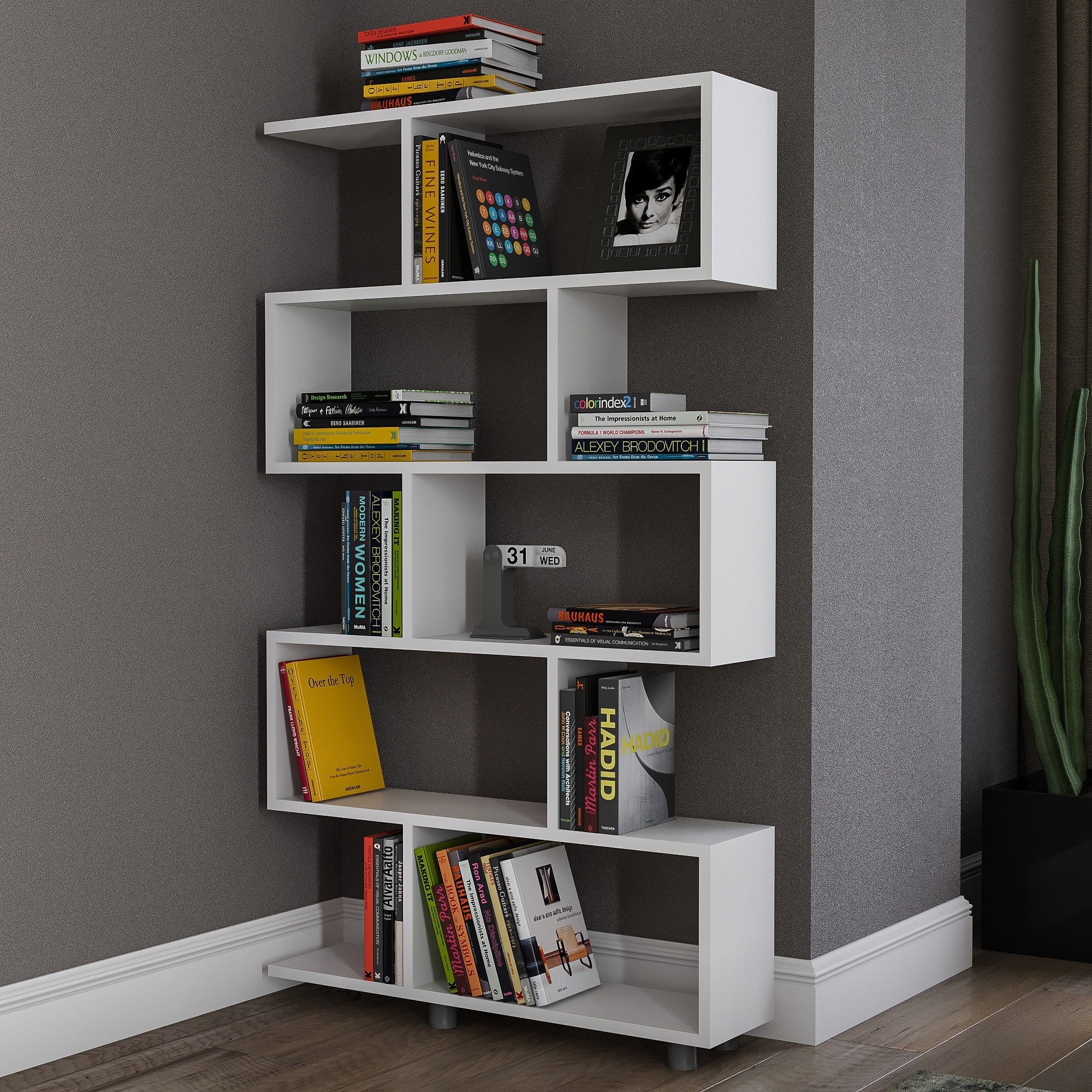 Bibliothèques Elif - Blanc