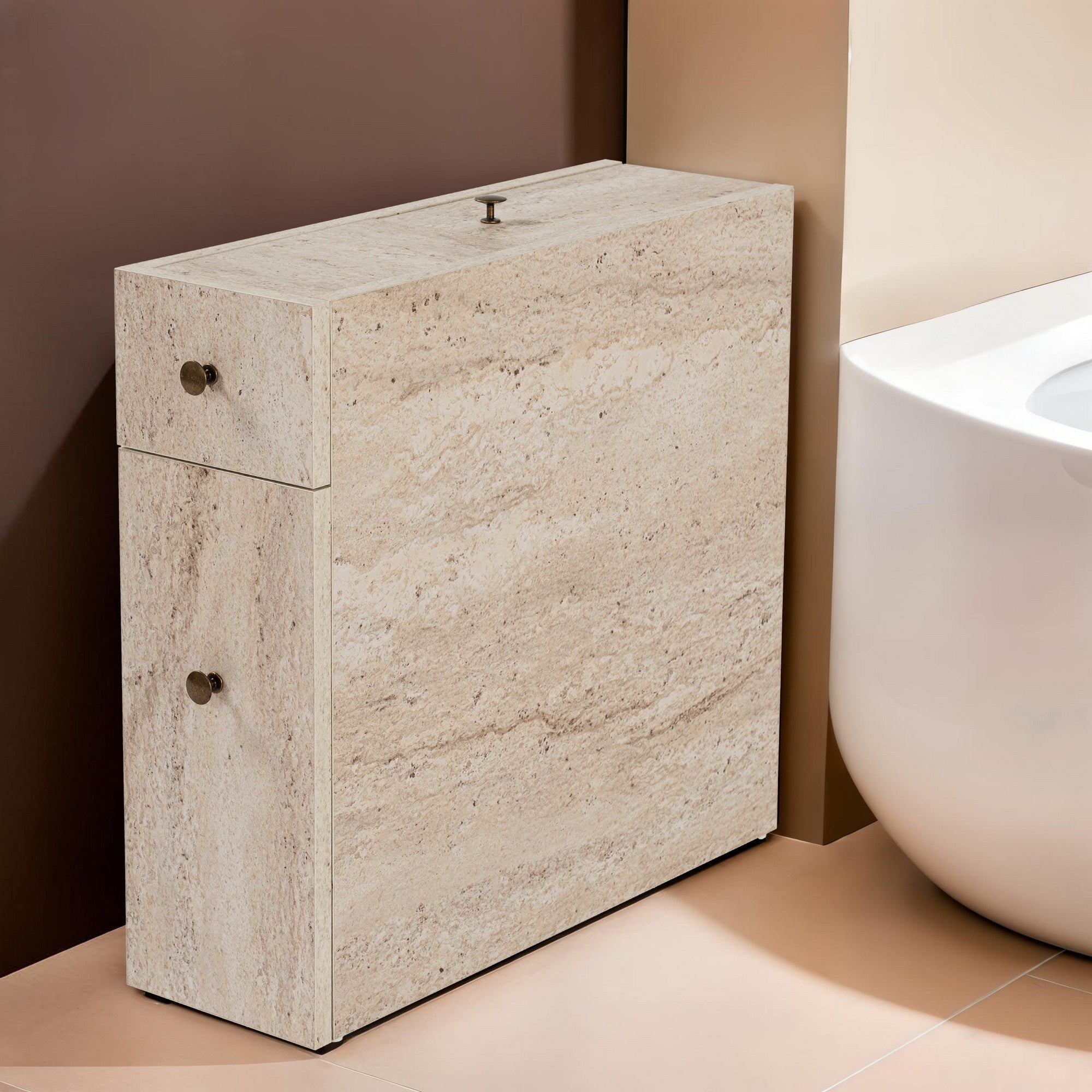 Meubles De Salle De Bain Calencia - Travertin