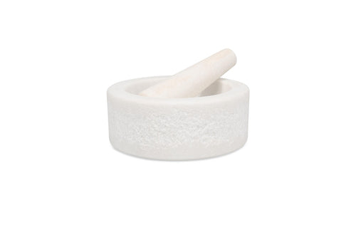Marbliss - Mortier Et Pilon - Marble - Blanc