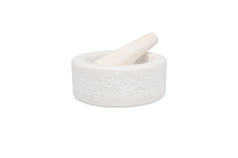 Marbliss - Mortier Et Pilon - Marble - Blanc