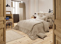 Gaïa - Housse De Couette - Double Gaze De Coton Unie - Ficelle