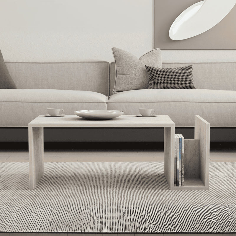 Table Basse Salon Memo - Travertin