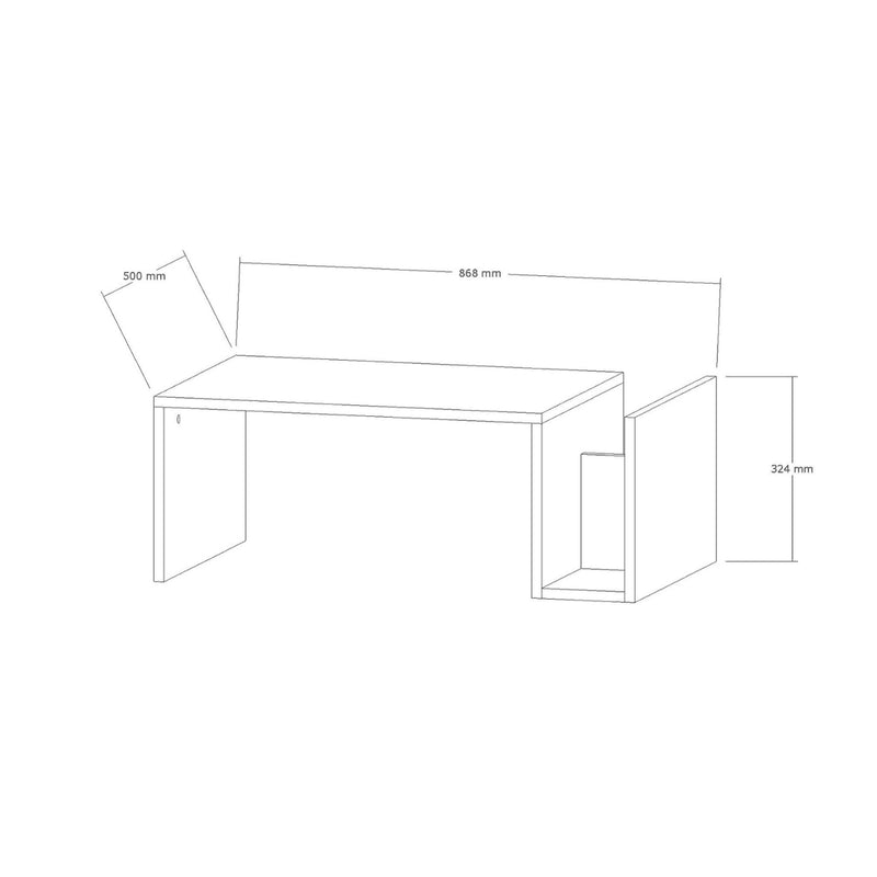 Table Basse Salon Memo - Travertin