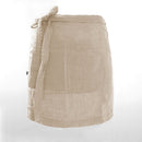 Tablier Serveur - Double Gaze De Coton Unie - Gaïa - Ficelle