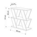Lazena - Table d'Appoint - Blanc