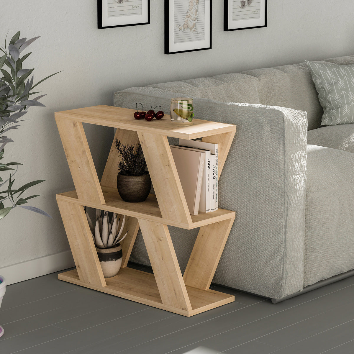 Lazena - Side Table - Oak
