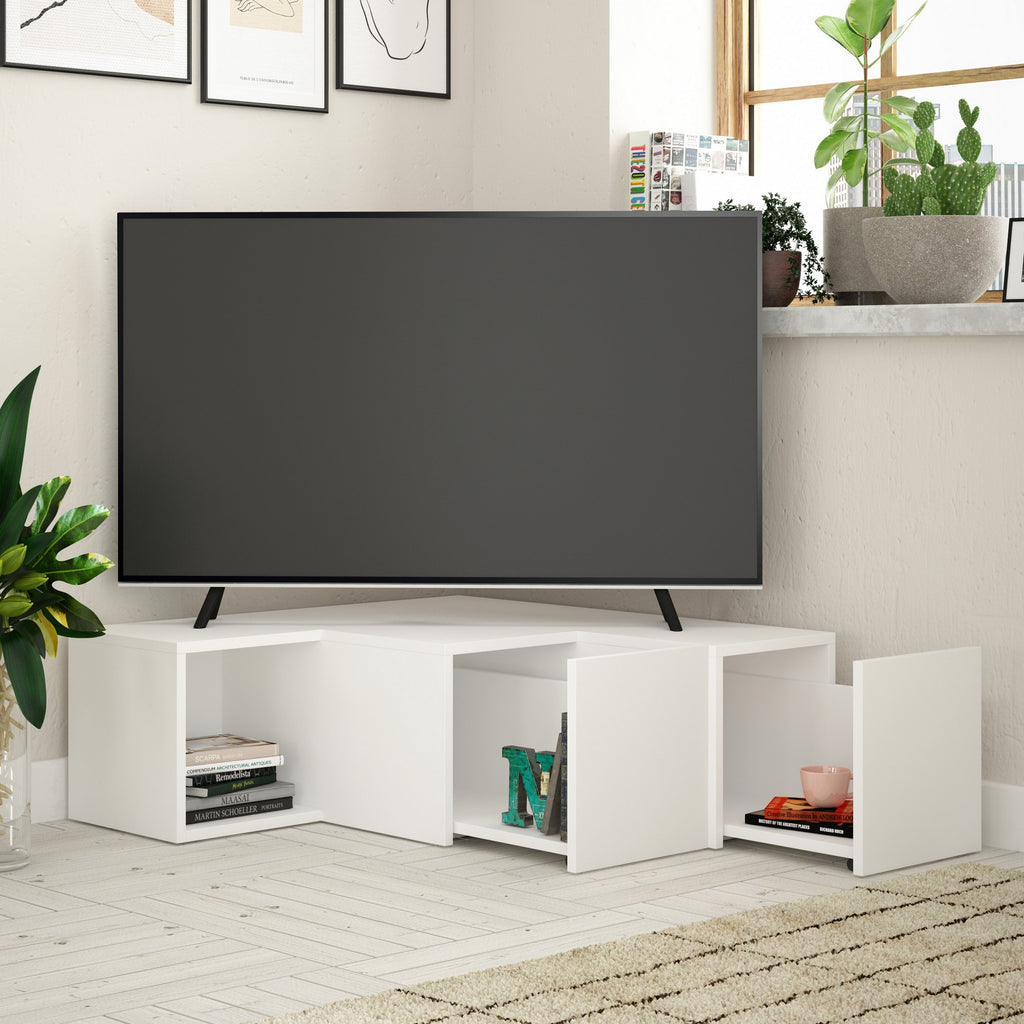 Compact - TV Unit - White