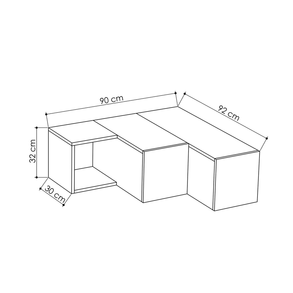 Compact - TV Unit - White