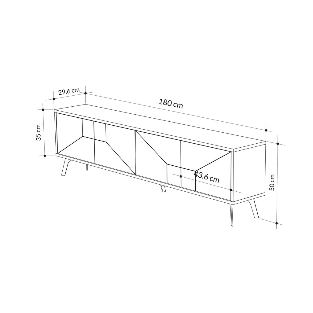 Meubles Tv Dune - Anthracite