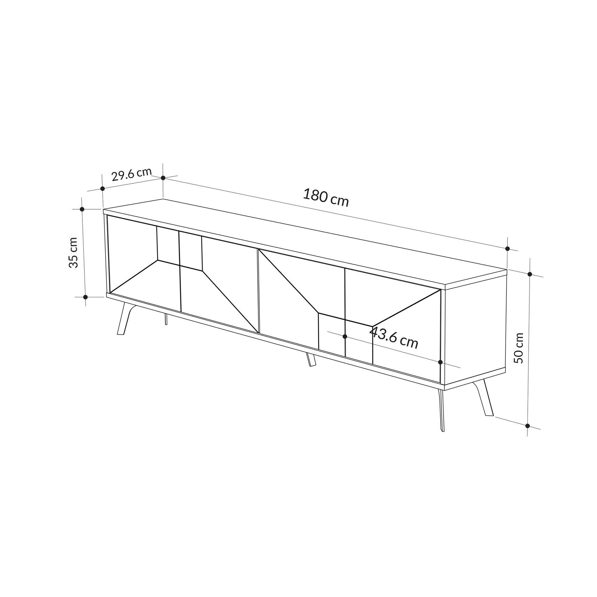 Meubles Tv Dune - Anthracite