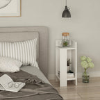Elos Right - Bedside Table - White