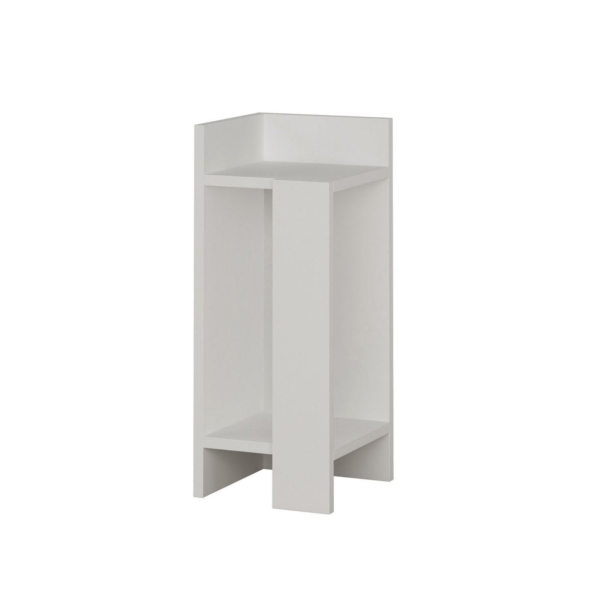 Elos Left - Bedside Table - White