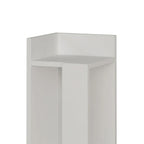 Elos Left - Bedside Table - White