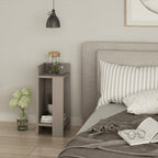 Elos Left - Bedside Table - Light Mocha