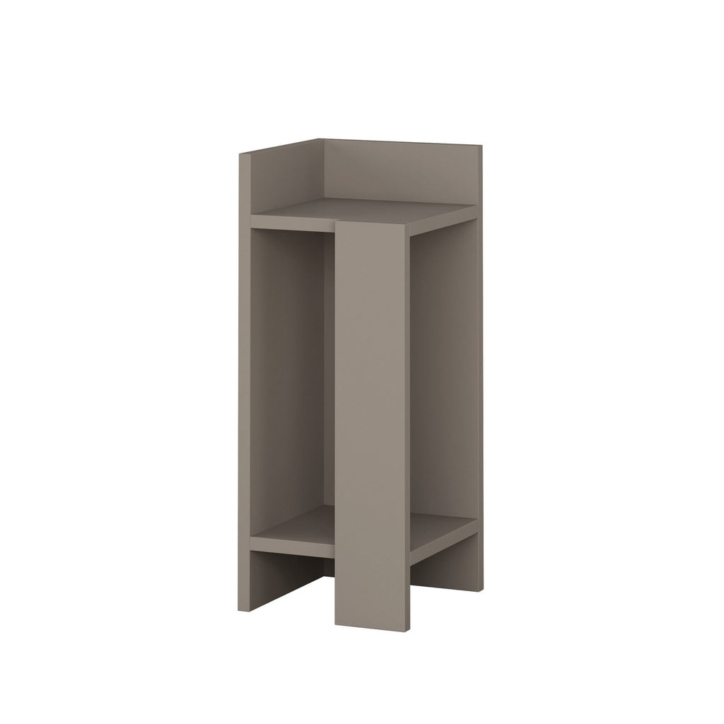 Elos Left - Bedside Table - Light Mocha