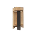 Elos Left - Bedside Table - Oak/Anthracite