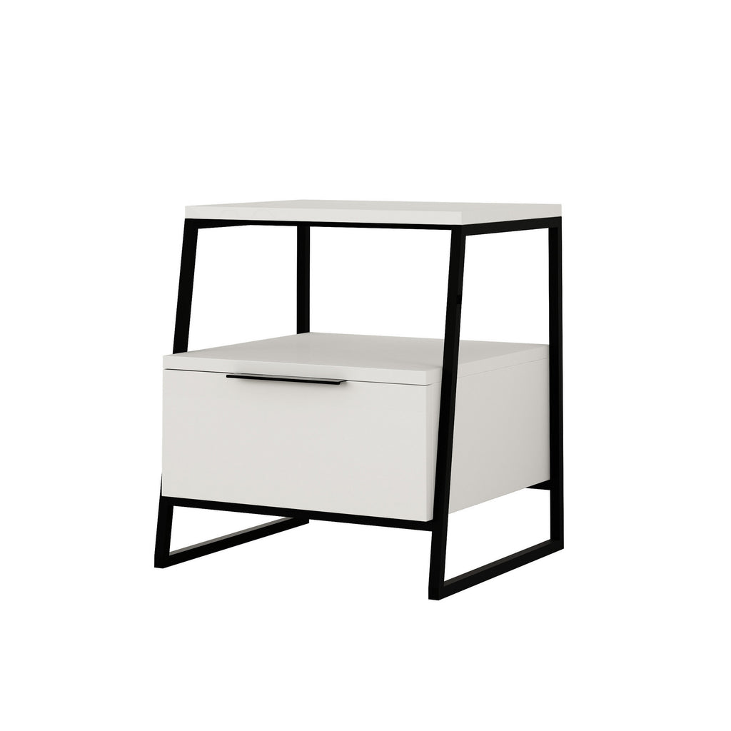 Pal - Bedside Table - White