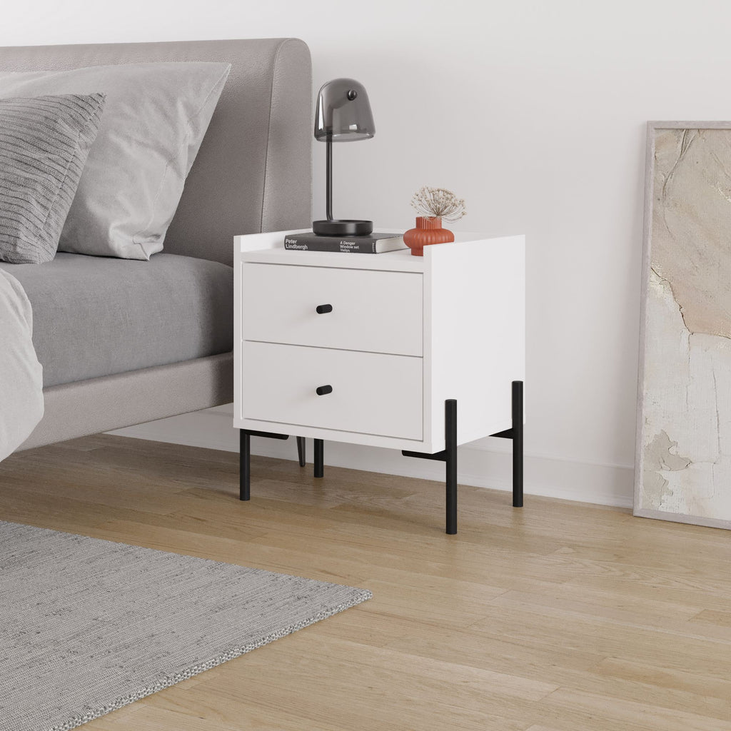 Tables De Chevet Malta - Blanc