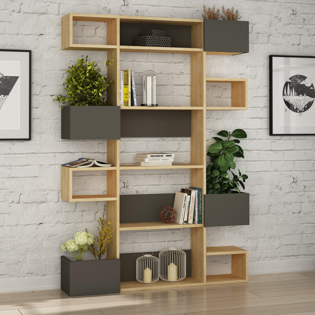 Niho - Librería - Roble/Antracita