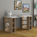 Colmar - Desk - White/Oak