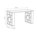 Maze - Escritorio - Blanco/Roble