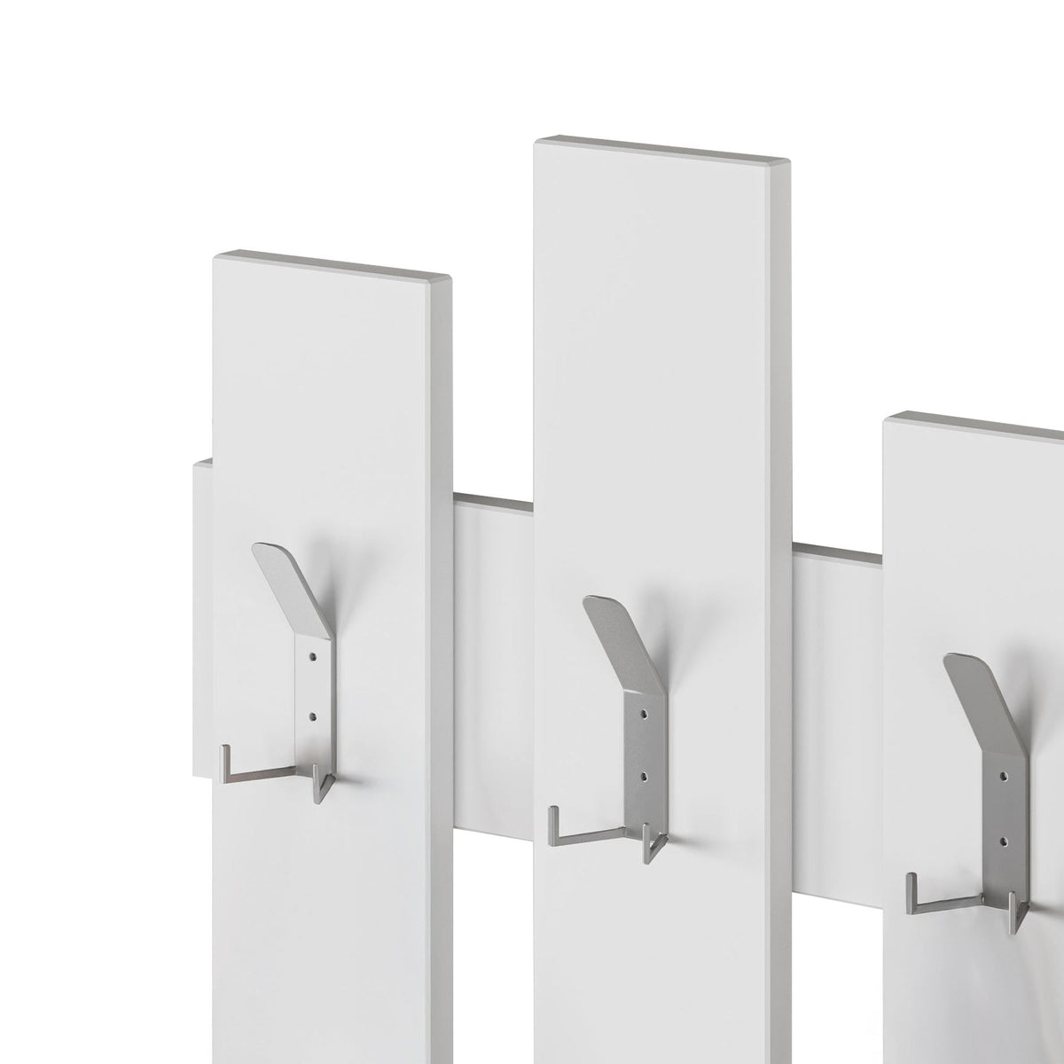 Wave - Perchero de Pared - Blanco