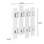 Wave - Perchero de Pared - Blanco