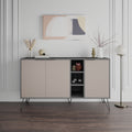 Consoles Clara Console - Anthracite / Marron Clair
