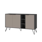 Consoles Clara Console - Anthracite / Marron Clair