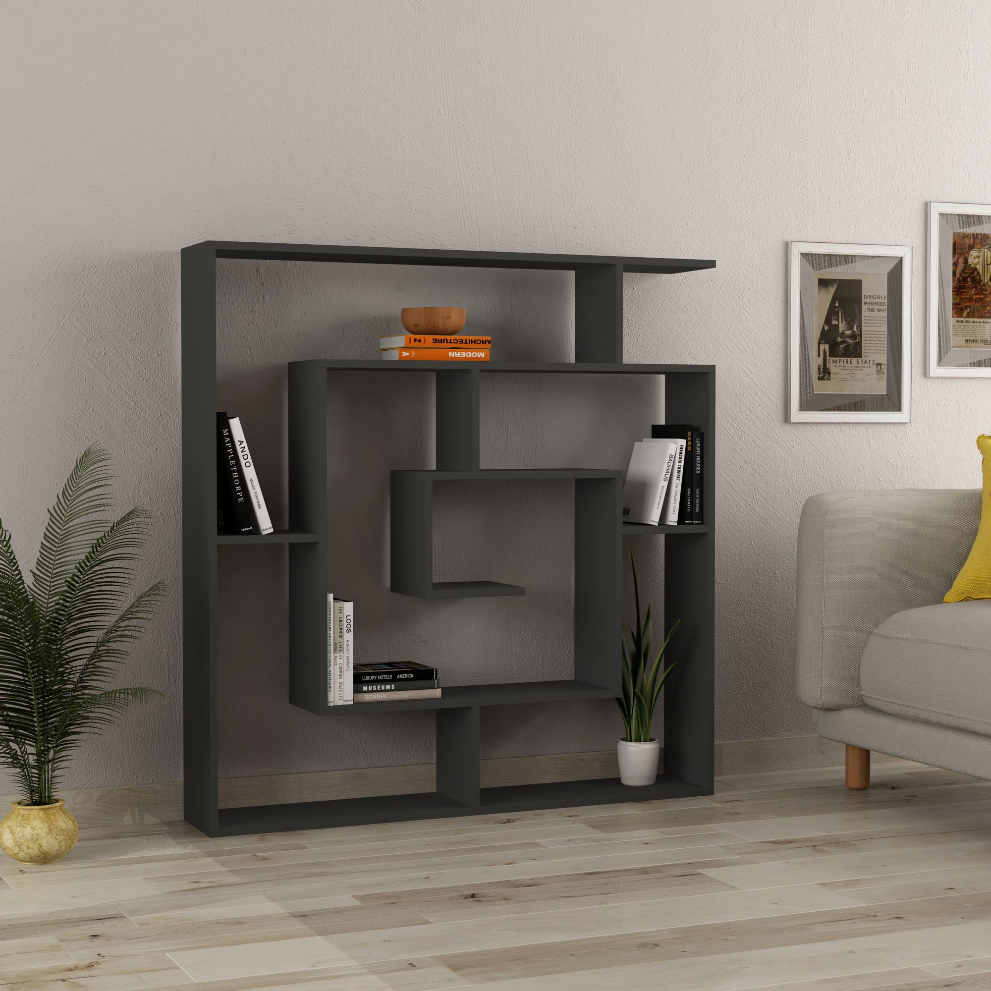 Bibliothèques Labirent - Anthracite